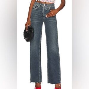 GRLFRND The Brooklyn High Rise Loose Straight Jean
